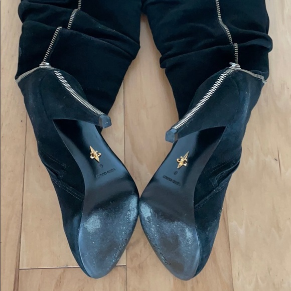 Pour la Victoire Black suede boots - Picture 3 of 5